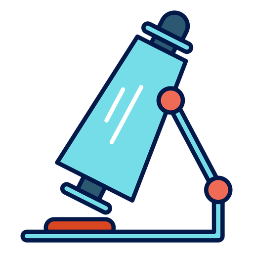 Icono de la escuela de microscopio Diseño PNG