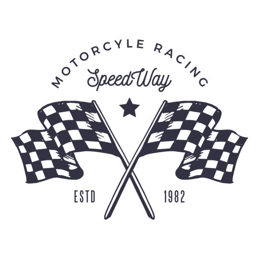 Design de logotipo de jogo de corrida de motocicleta