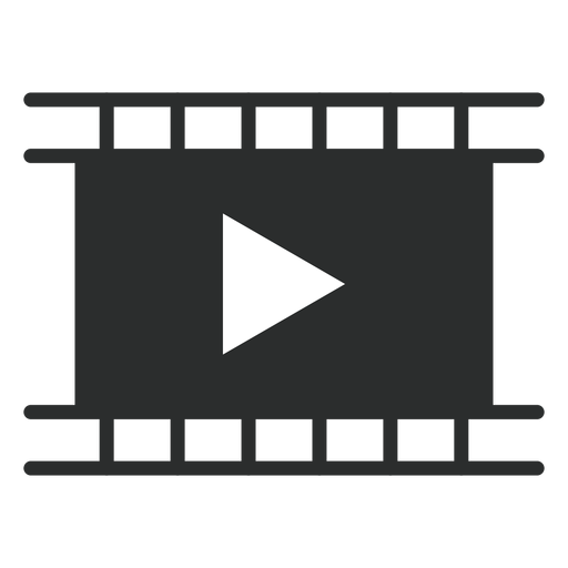 Movie player flat icon PNG Design