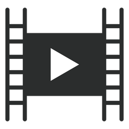 Movie player play flat icon PNG Design Transparent PNG