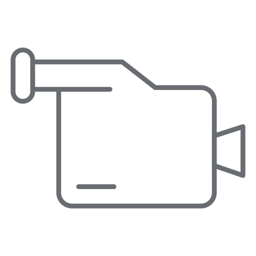 Multimedia camcorder stroke icon PNG Design