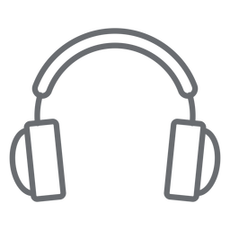 Ícone de curso de fones de ouvido multimídia Transparent PNG