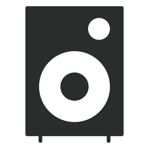 Multimedia speaker flat icon PNG Design