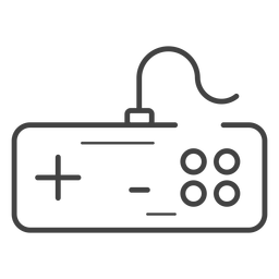 Nes gamepad stroke icon PNG Design