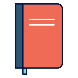 Notebook school icon PNG Design