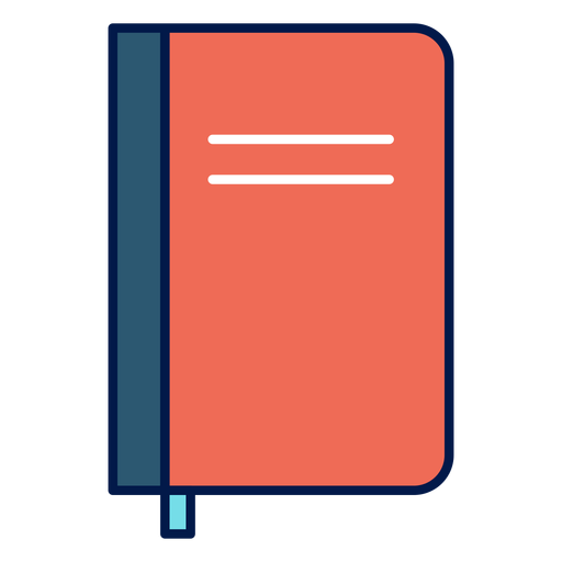 Notebook school icon PNG Design