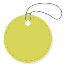 Einfaches rundes Preisschild PNG-Design
