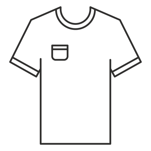 pocket t shirt stroke icon transparent png svg vector file t shirt stroke icon transparent png