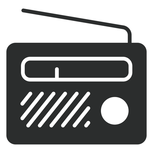 Download Portable radio flat icon - Transparent PNG & SVG vector file