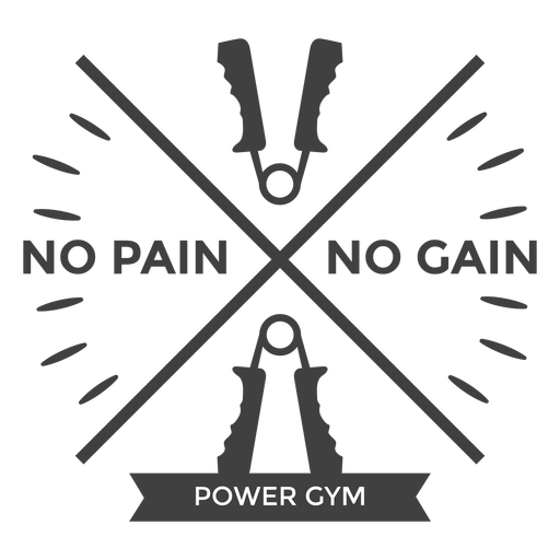 Power gym logo PNG Design