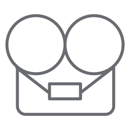 Hubsymbol für Tonbandgeräte PNG-Design