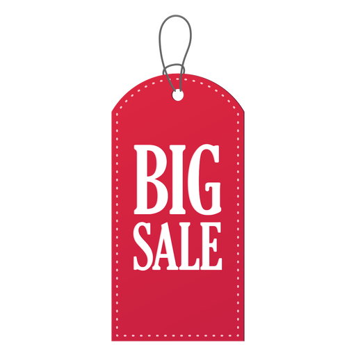 Sale promotional price tag PNG Design