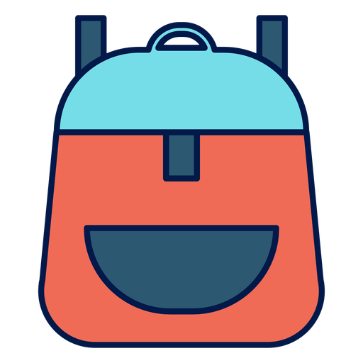 School backpack icon PNG Design