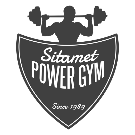 Sitamet Power Gym Logo PNG-Design