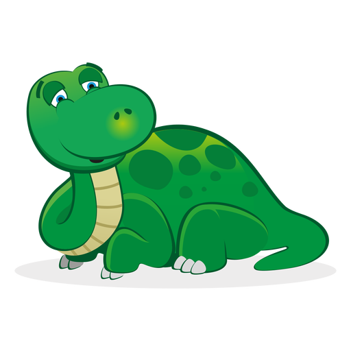 Schl?friger Dino-Charakter-Cartoon PNG-Design