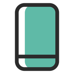 Smartphone colored stroke icon PNG Design