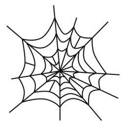 Dibujado a mano telaraña Diseño PNG