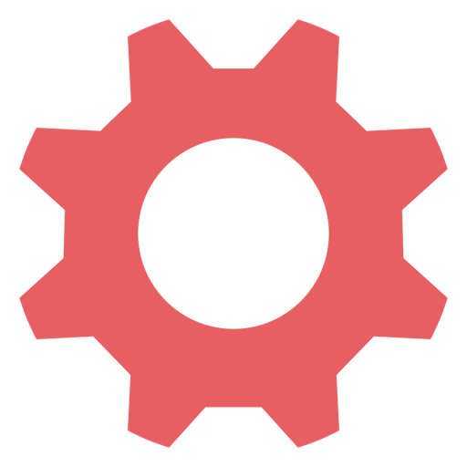 Ícone de traço colorido das configurações do sistema Desenho PNG