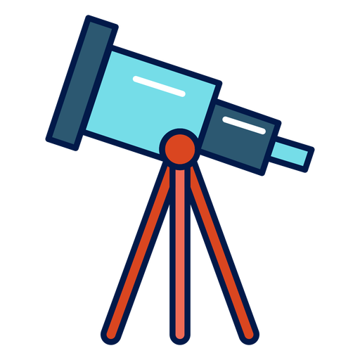 Telescope school icon PNG Design