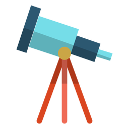 Ilustração da escola do telescópio Desenho PNG