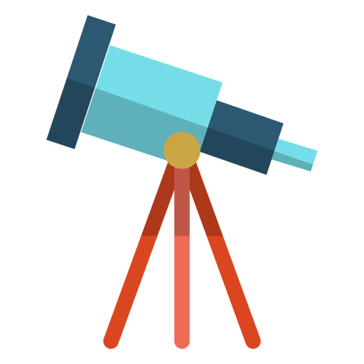 Telescope school illustration PNG Design
