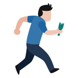 Personagem vândalo segurando garrafa quebrada Desenho PNG