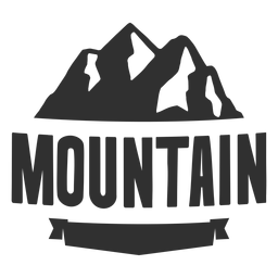 Logo de montaña vintage Logo de montaña vintage