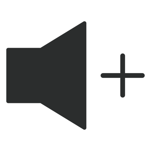 Volume up flat icon PNG Design
