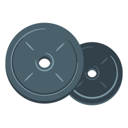Gewichtsplatten Symbol PNG-Design