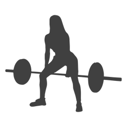 Woman bent over row silhouette Transparent PNG