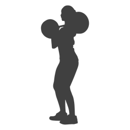 Frau sauber und Ruck Silhouette Frau sauber und Ruck Silhouette