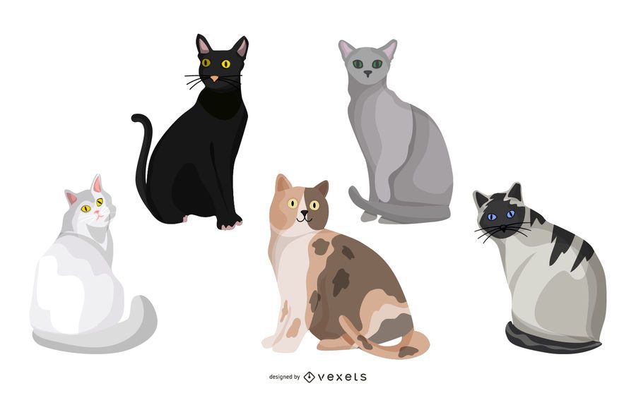 Cats sticker collection Cats sticker collection