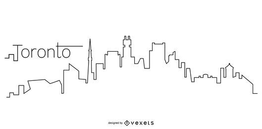 Toronto Skyline Umriss