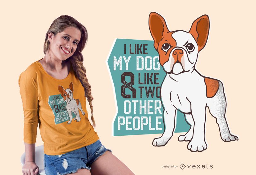 I love my dog t-shirt design I love my dog t-shirt design