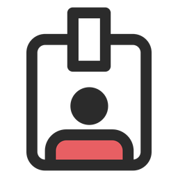Zugriff auf das Ausweissymbol PNG-Design