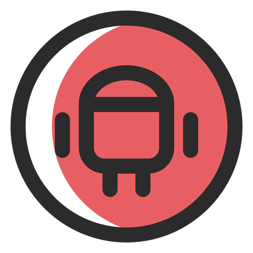 Ícone de traço colorido do Android Desenho PNG