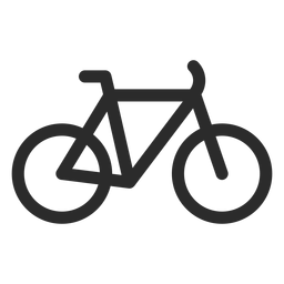 Bicycle stroke icon Bicycle stroke icon