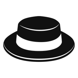 Icono plano de sombrero navegante Diseño PNG