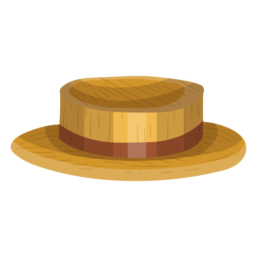 Boater hat icon PNG Design
