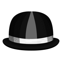 Icono de bombín Diseño PNG
