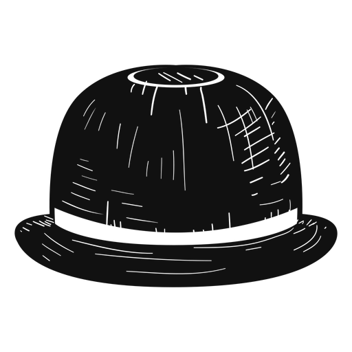 Bowler hat sketch icon PNG Design