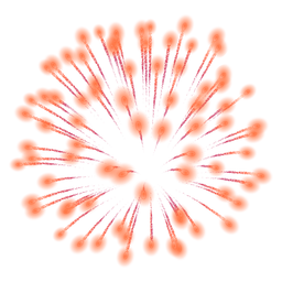 Icono de fuegos artificiales de brocado Diseño PNG