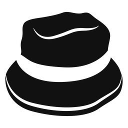 Download Bowler hat flat icon - Transparent PNG & SVG vector