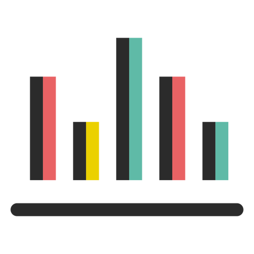 Business graph chart icon