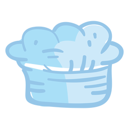 Ilustração do chapéu do chef toque branco Desenho PNG