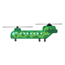 Chinook Helicopter Icon PNG & SVG Design For T-Shirts