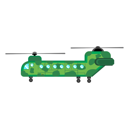 Chinook-Hubschrauber-Symbol PNG-Design