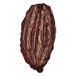 Kakaofruchtillustration PNG-Design Transparent PNG