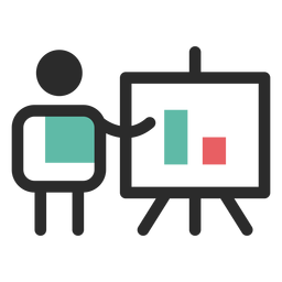Finanzpräsentationssymbol PNG-Design