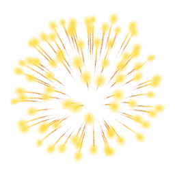 Icono de explosión de fuegos artificiales Diseño PNG
